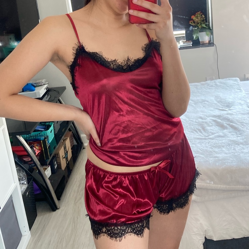 Soft Burgundy Pajamas